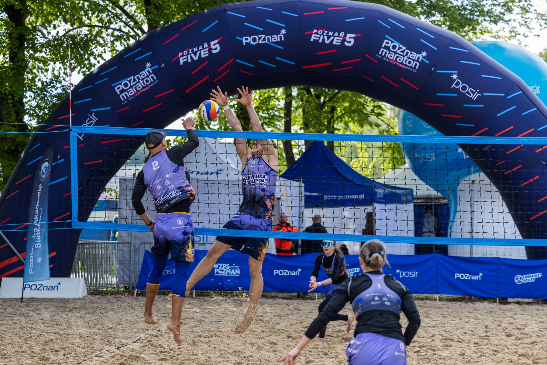 ikona mecz siatkówki plażowej na boiskach nad Rusałką